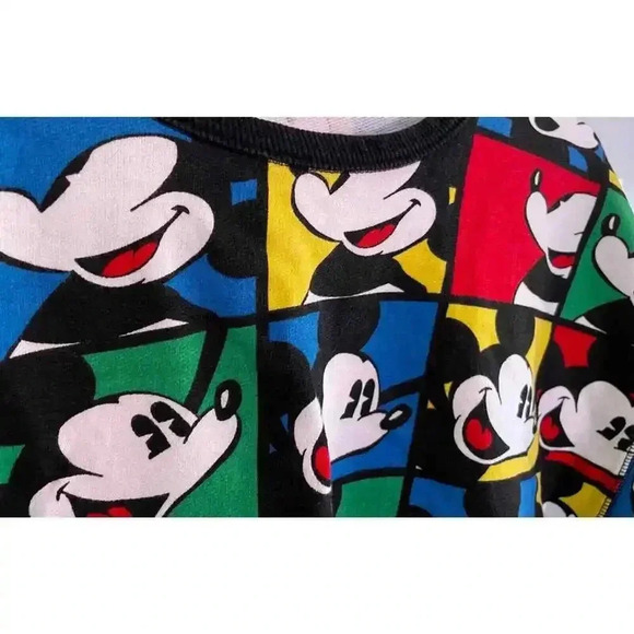 Vintage Mickey Mouse Sweatshirt Medium Mickey & Co. Size by JG Hook 1980's - Picture 2 of 6